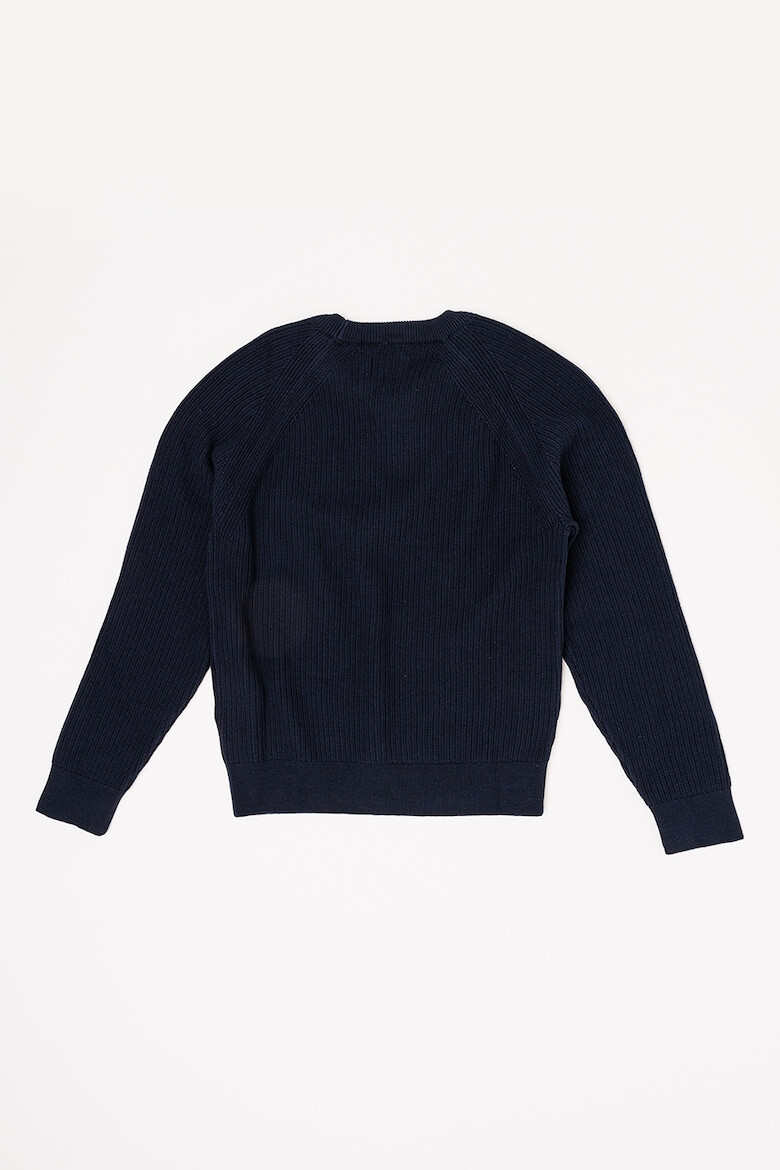 Gant Pulover striat cu broderie logo discreta - Pled.ro