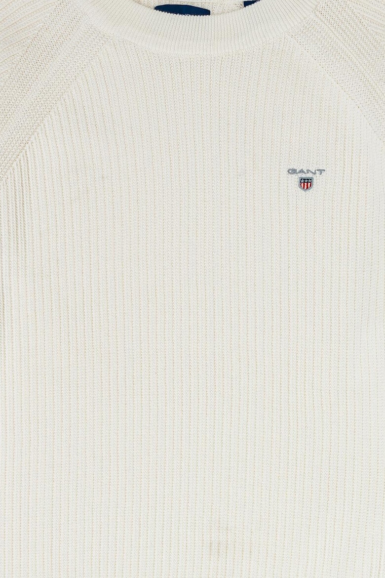 Gant Pulover striat cu broderie logo discreta - Pled.ro