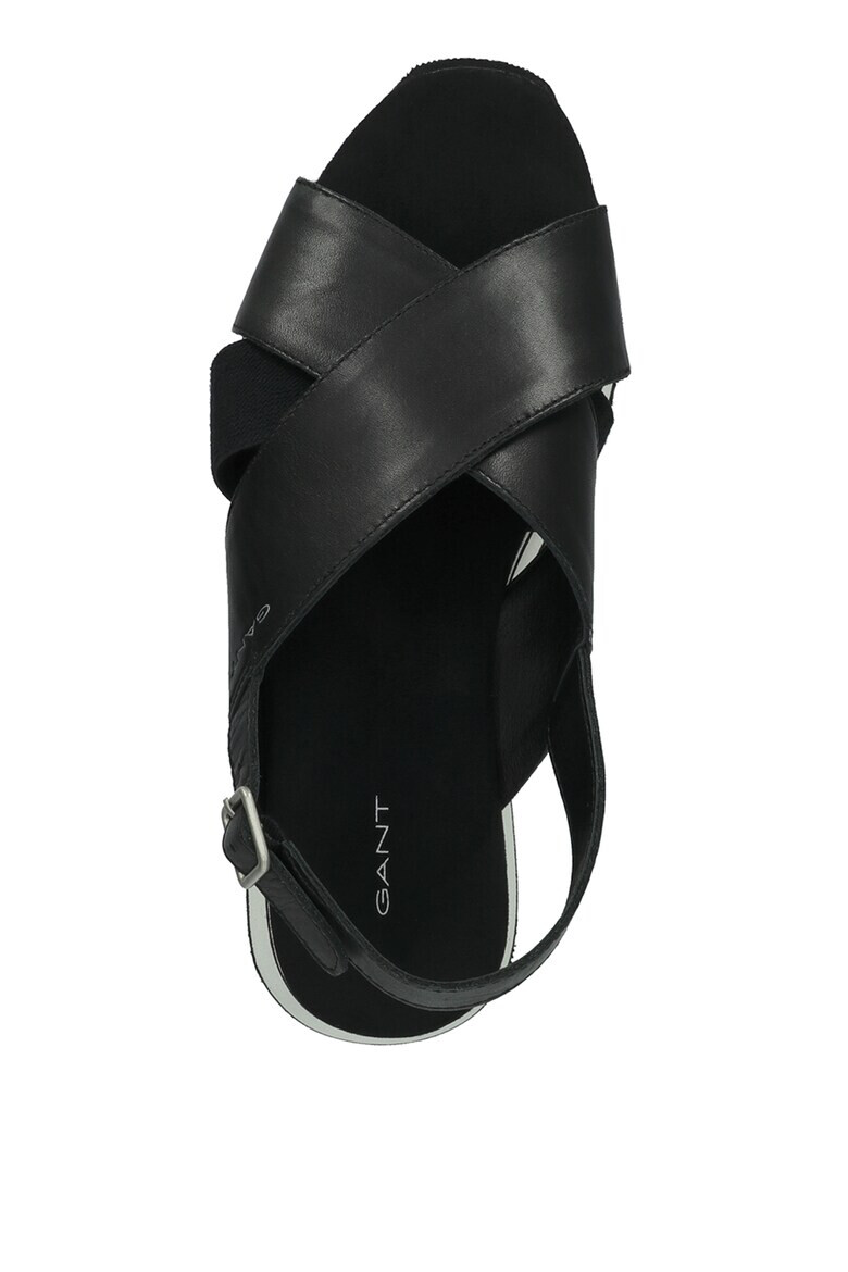 Gant Sandale din piele cu talpa wedge - Pled.ro