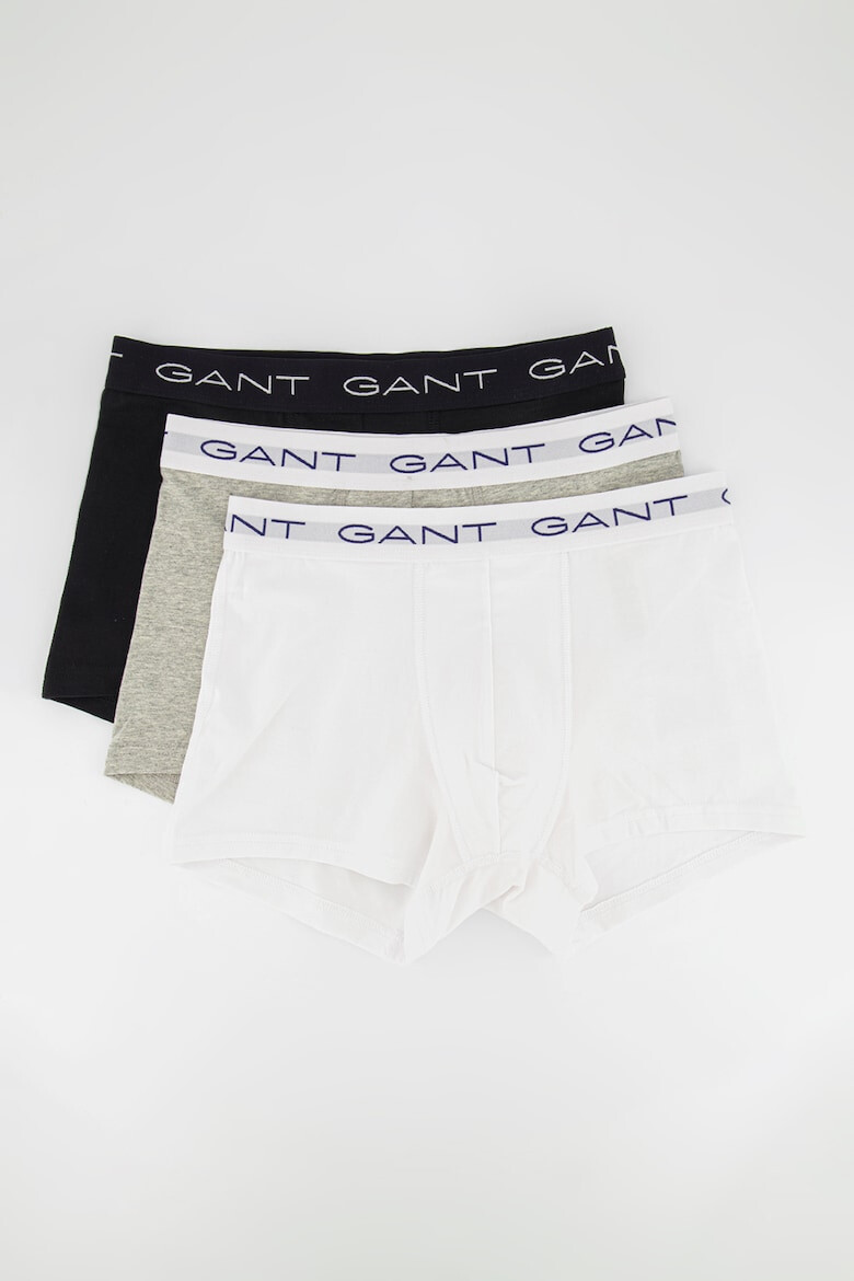 Gant Set de boxeri cu banda logo in talie - 3 perechi - Pled.ro