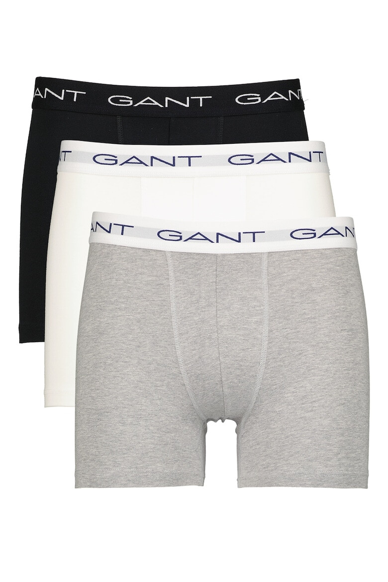 Gant Set de boxeri cu banda logo in talie - 3 perechi - Pled.ro