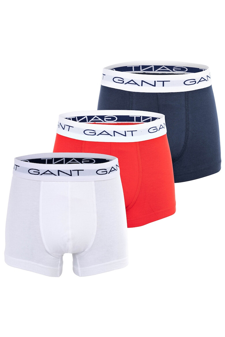 Gant Set de boxeri cu banda logo in talie - 3 perechi - Pled.ro