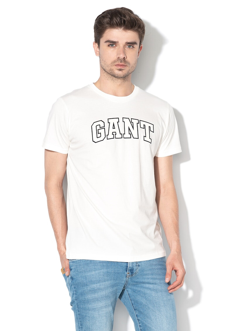 Gant Tricou cu imprimeu logo - Pled.ro