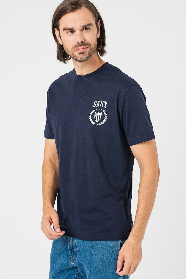 Gant Tricou cu imprimeu logo - Pled.ro