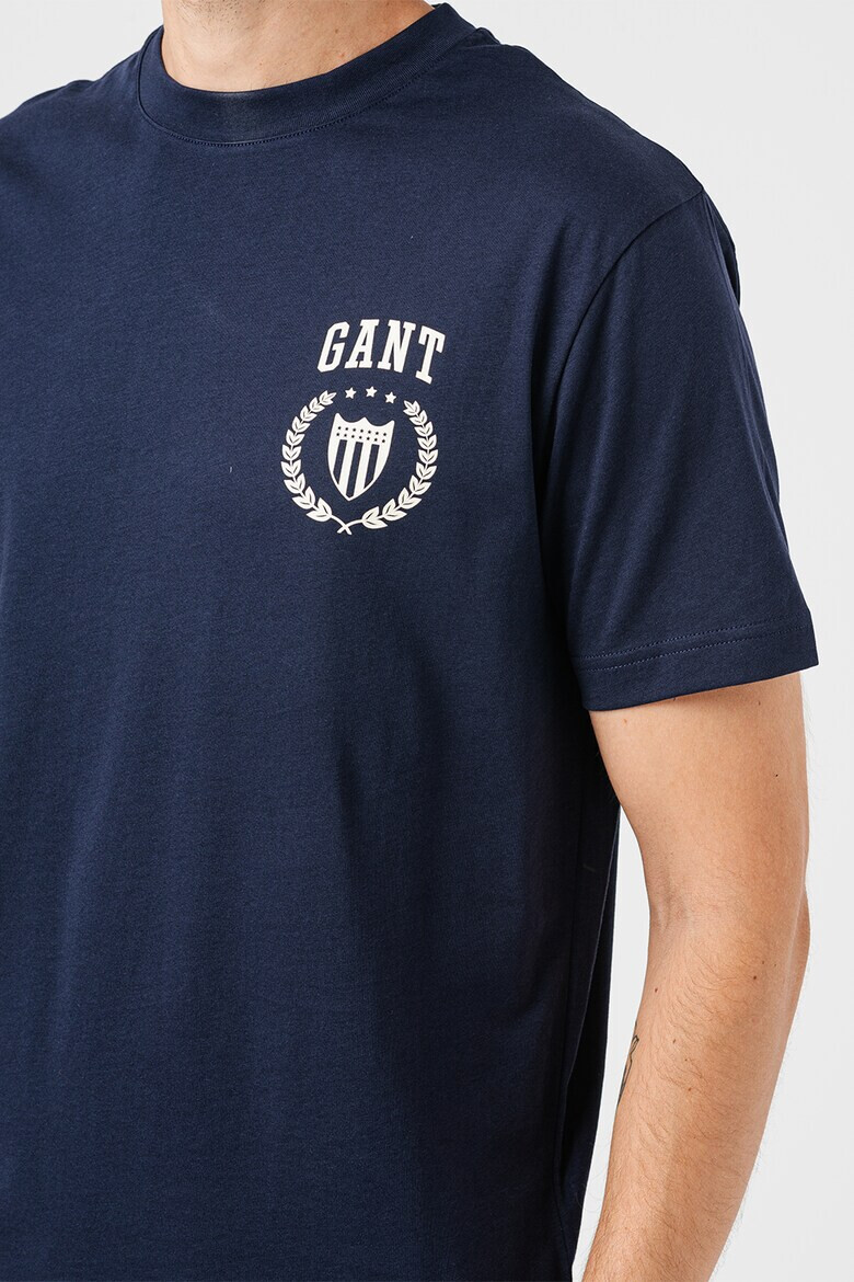 Gant Tricou cu imprimeu logo - Pled.ro