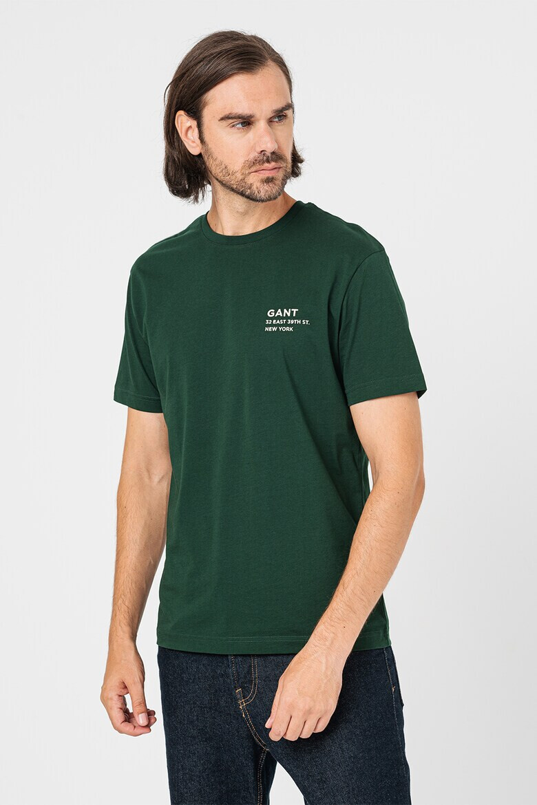 Gant Tricou cu imprimeu logo - Pled.ro