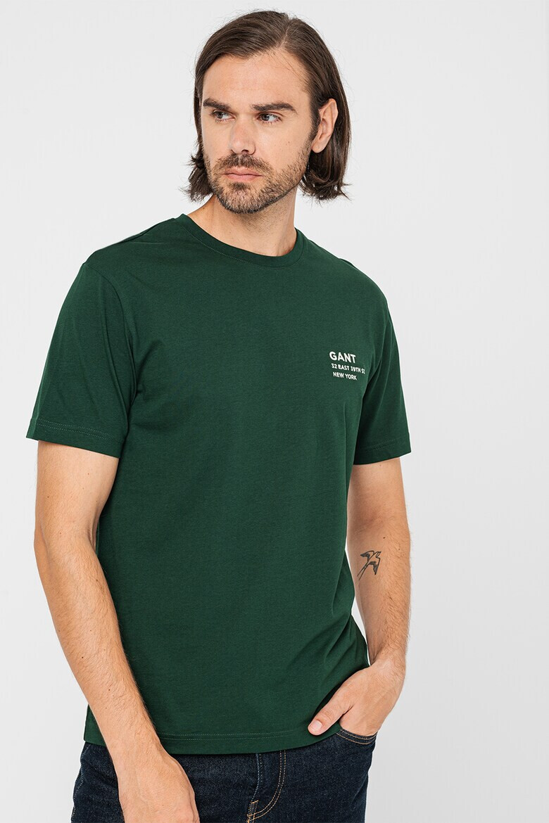 Gant Tricou cu imprimeu logo - Pled.ro