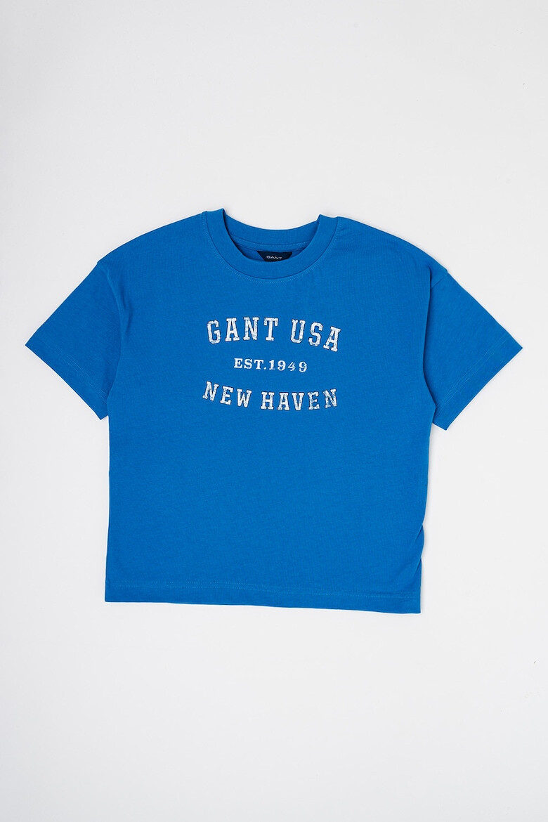 Gant Tricou cu text USA - Pled.ro