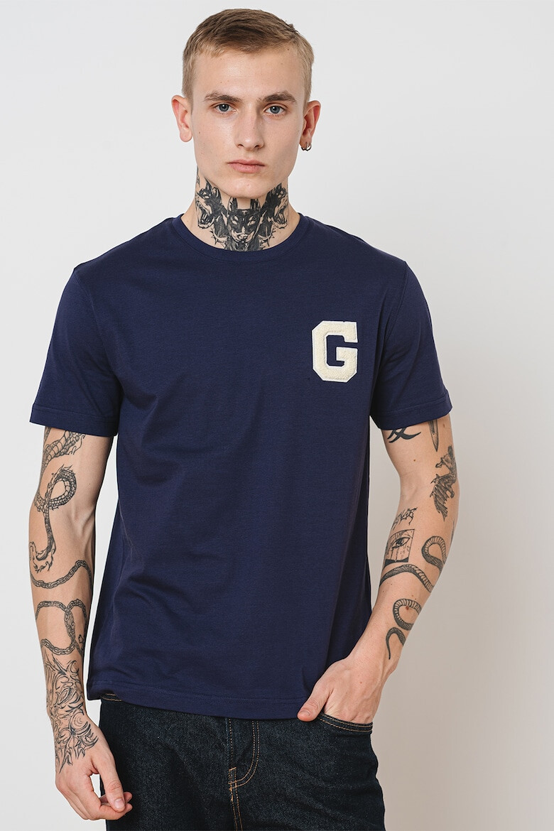 Gant Tricou de bumbac cu decolteu la baza gatului - Pled.ro