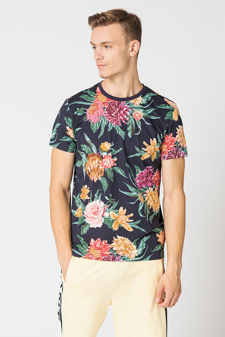 Gant Tricou de bumbac cu impimeu Dahlia - Pled.ro