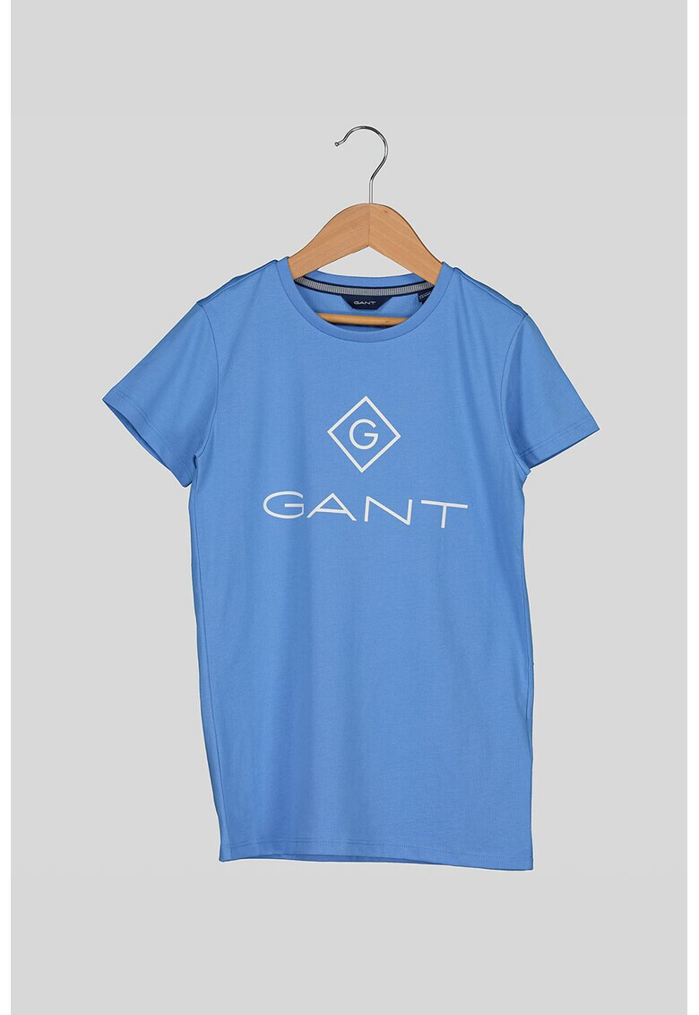 Gant Tricou din bumbac cu imprimeu logo - Pled.ro