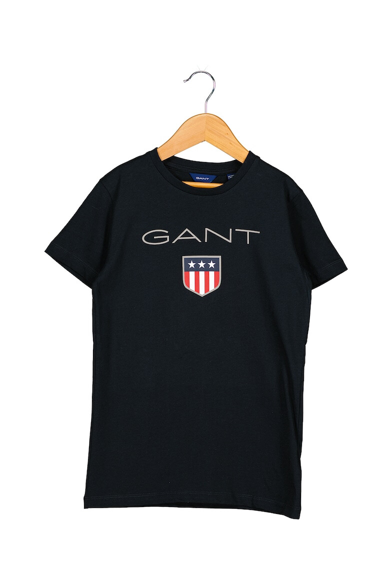 Gant Tricou din bumbac cu imprimeu logo Shield - Pled.ro