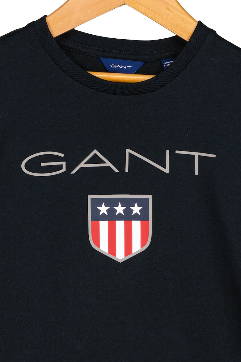 Gant Tricou din bumbac cu imprimeu logo Shield - Pled.ro