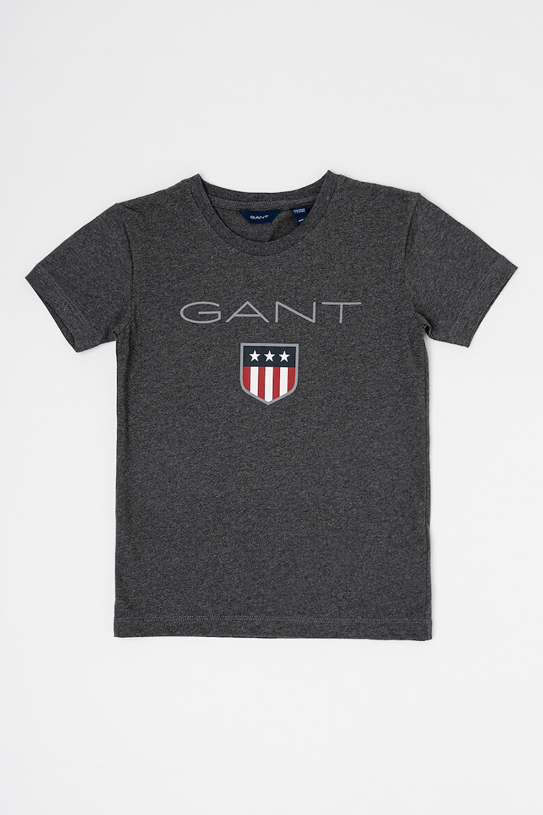 Gant Tricou din bumbac cu imprimeu logo Shield - Pled.ro