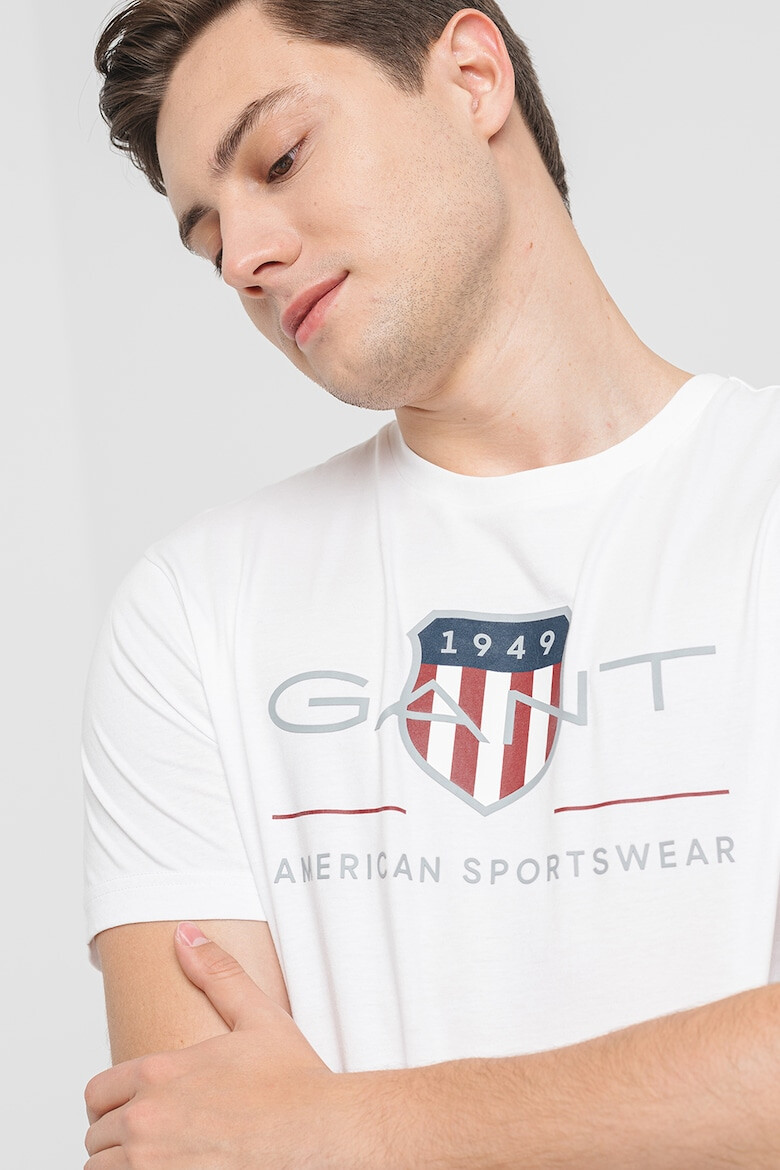 Gant Tricou din bumbac cu model logo - Pled.ro