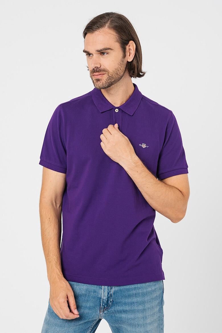 Gant Tricou polo din bumbac cu model pique - Pled.ro