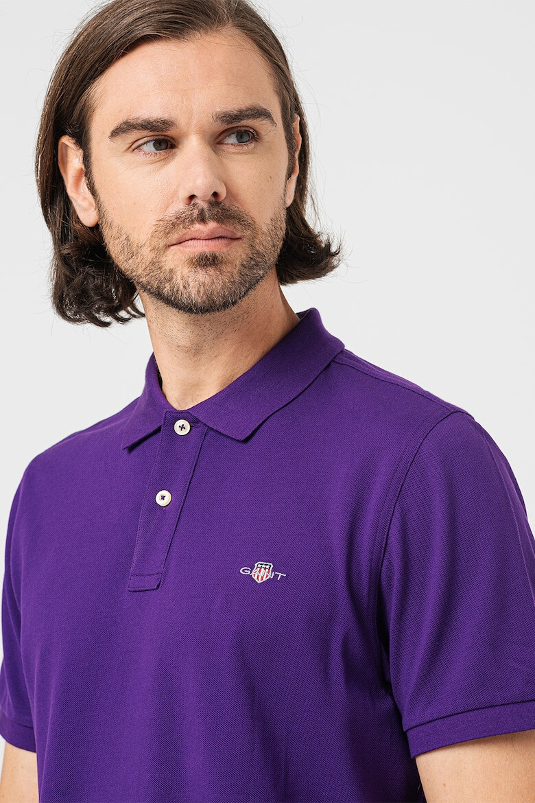 Gant Tricou polo din bumbac cu model pique - Pled.ro