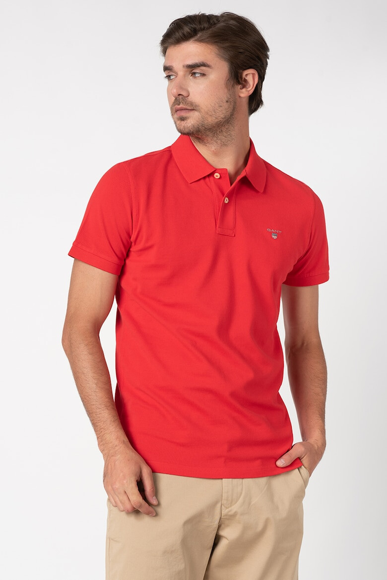 Gant Tricou polo cu broderie logo - Pled.ro