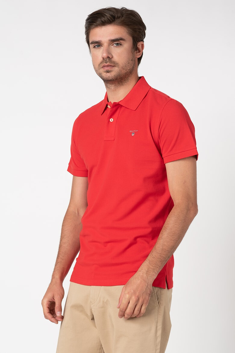 Gant Tricou polo cu broderie logo - Pled.ro