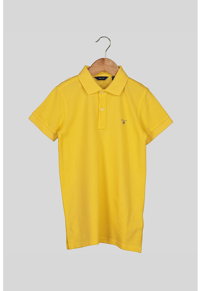 Gant Tricou polo cu broderie logo discreta - Pled.ro