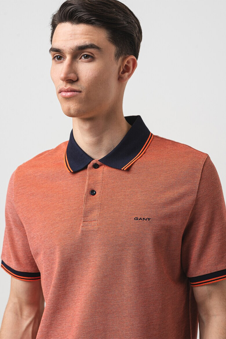 Gant Tricou polo cu model pique - Pled.ro