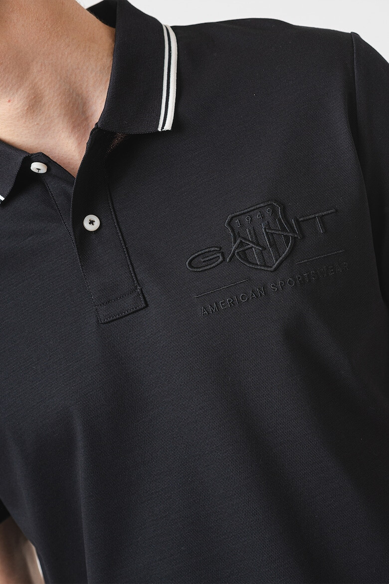 Gant Tricou polo de bumbac cu logo brodat - Pled.ro