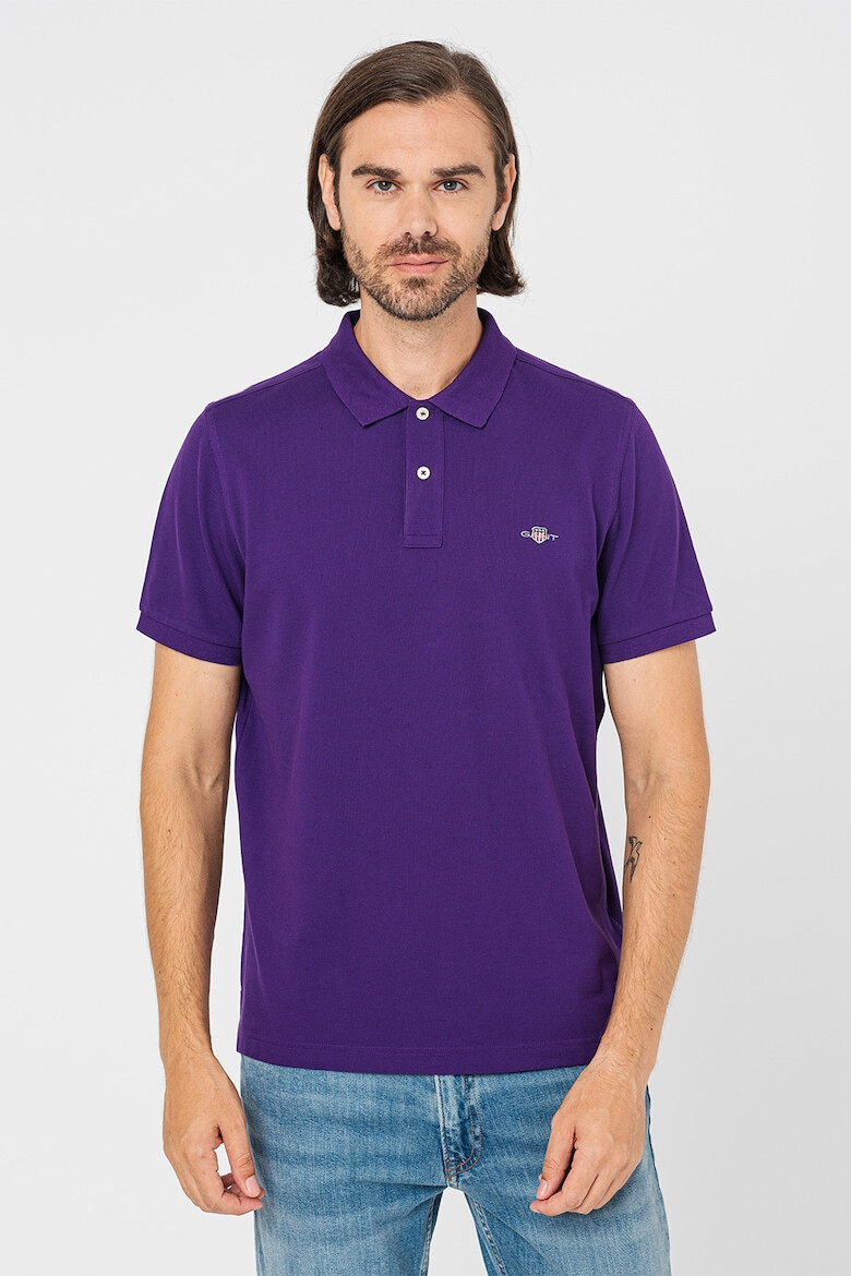 Gant Tricou polo din bumbac cu model pique - Pled.ro