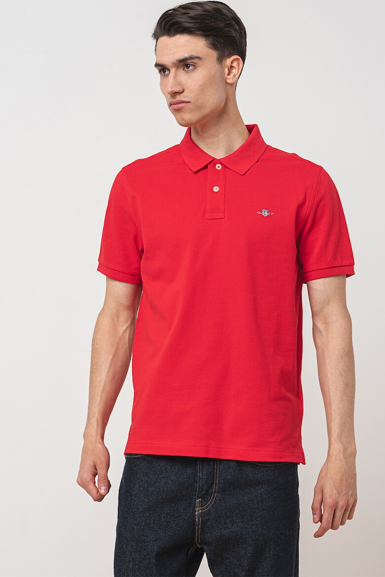 Gant Tricou polo din bumbac cu model pique - Pled.ro