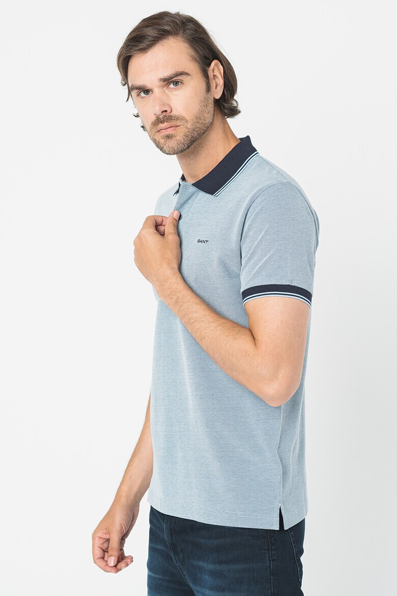 Gant Tricou polo din material pique cu detaliu logo - Pled.ro