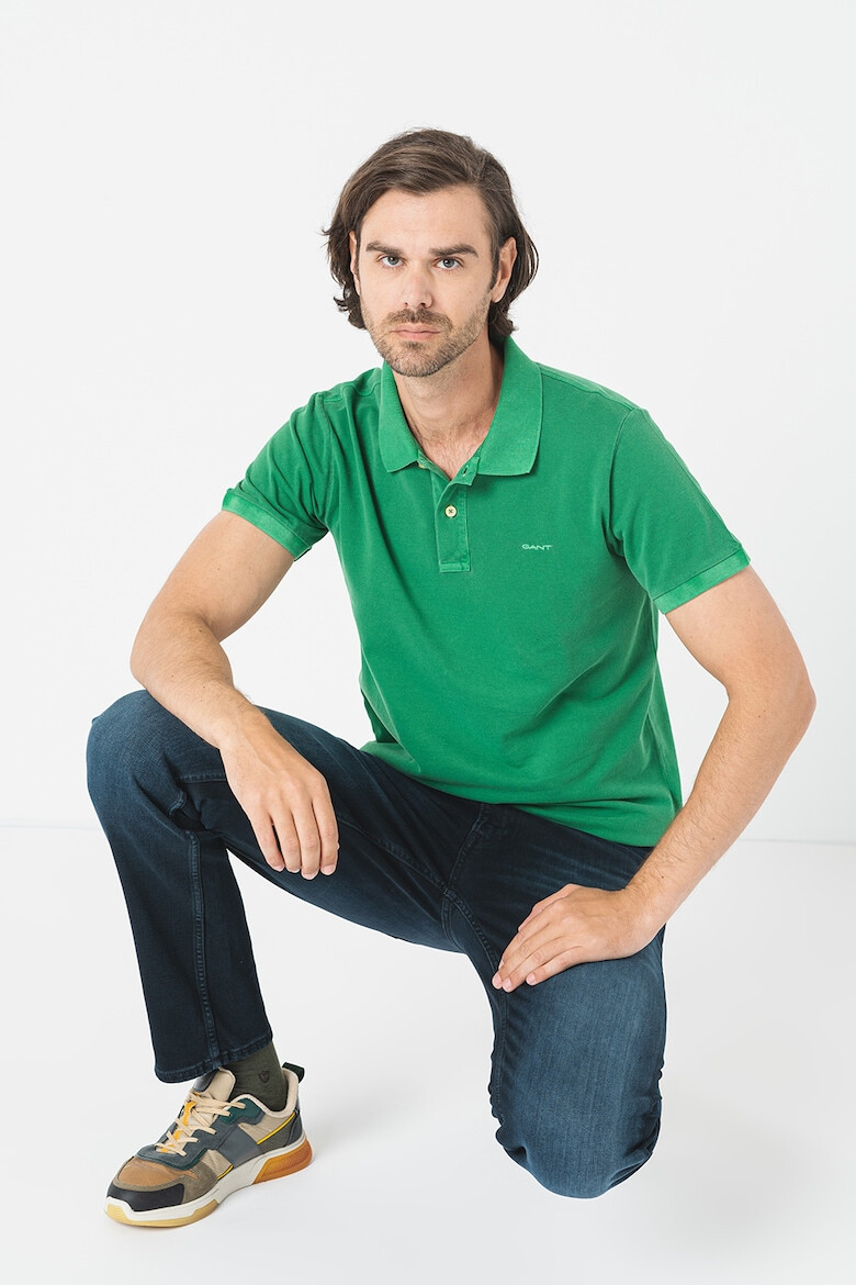 Gant Tricou polo din piqué de bumbac - Pled.ro