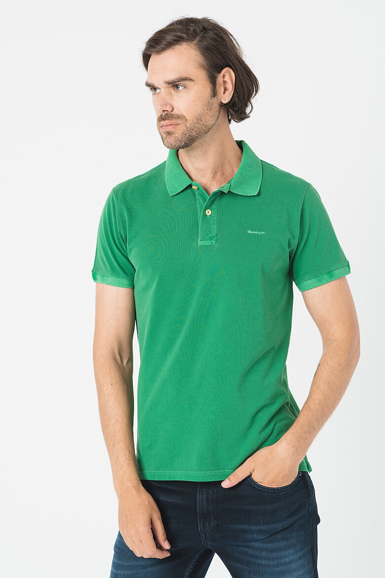 Gant Tricou polo din piqué de bumbac - Pled.ro