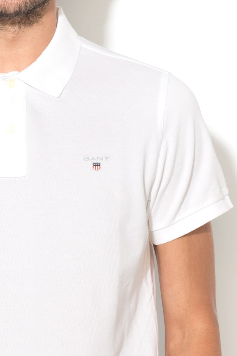 Gant Tricou polo regular fit cu logo brodat 2201 - Pled.ro