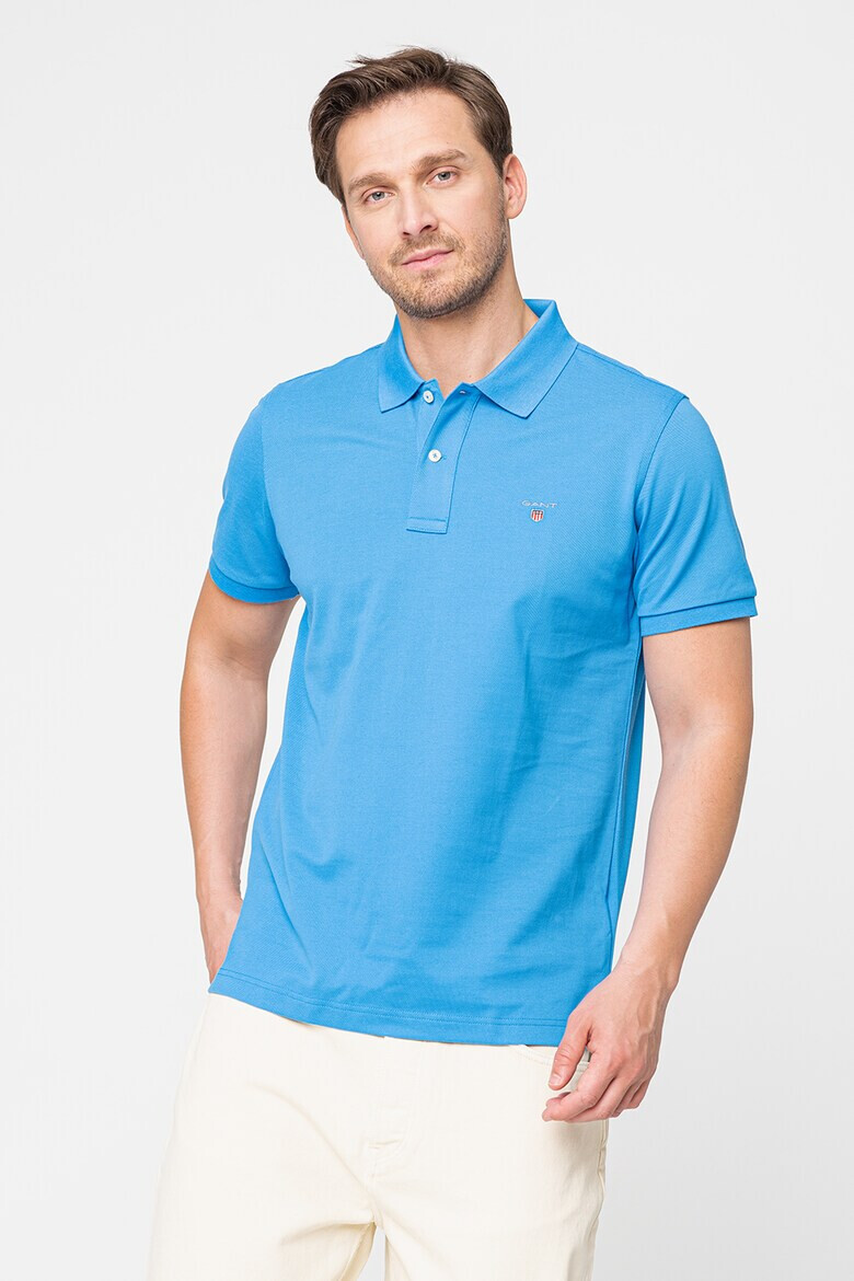 Gant Tricou polo regular fit din material pique Original Regular - Pled.ro