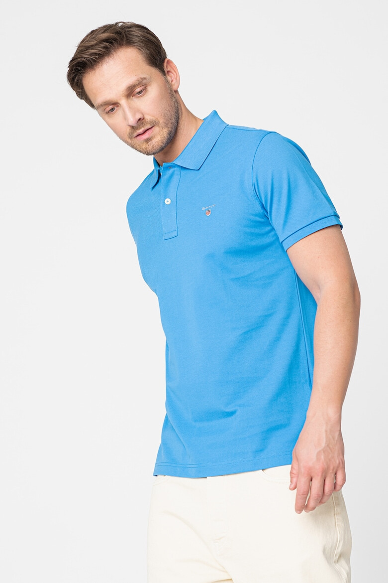 Gant Tricou polo regular fit din material pique Original Regular - Pled.ro