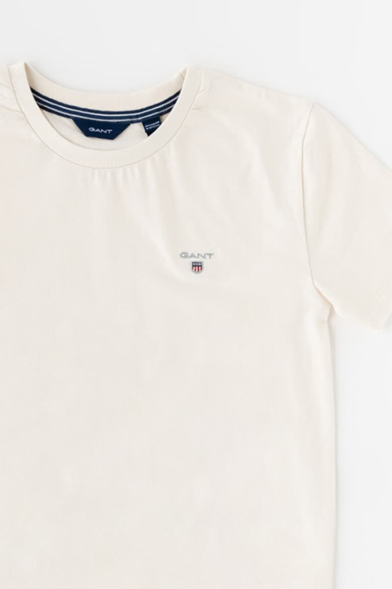 Gant Tricou regular fit cu decolteu la baza gatului si logo - Pled.ro