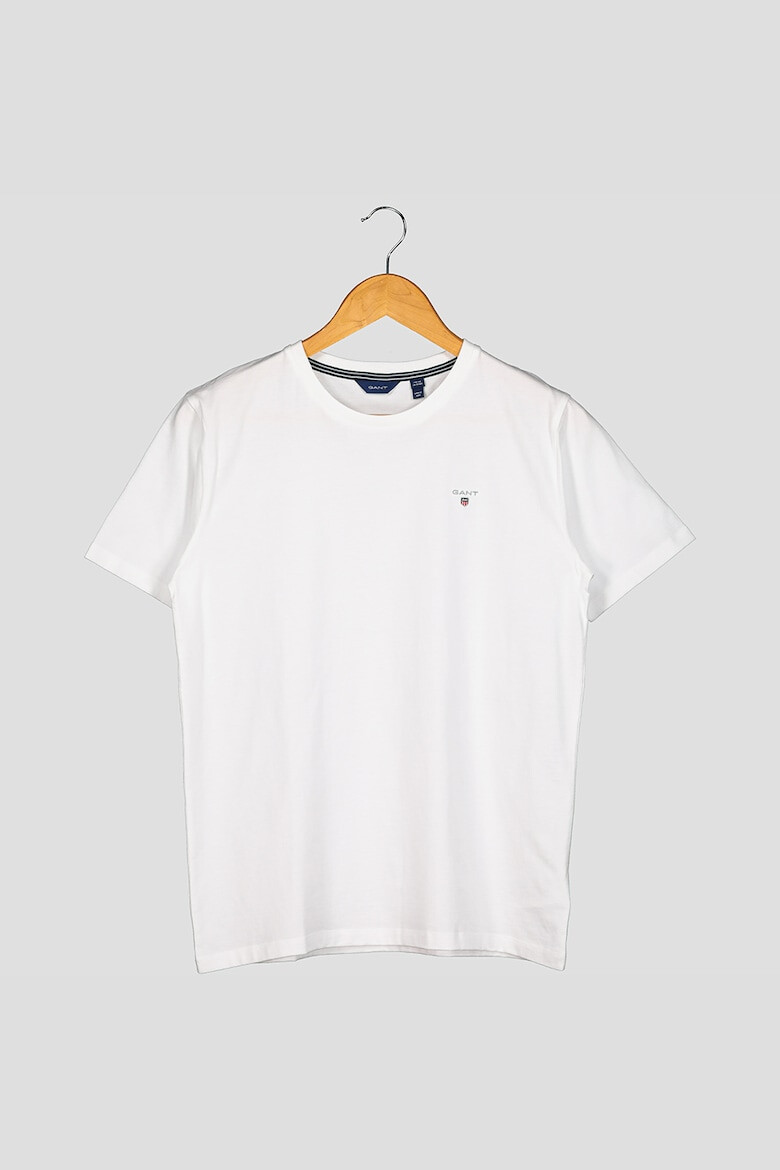 Gant Tricou regular fit cu decolteu la baza gatului si logo - Pled.ro