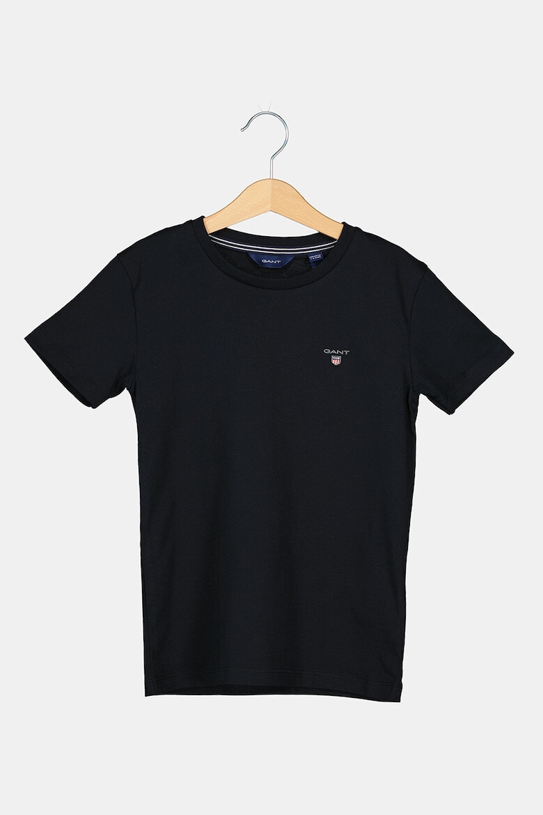 Gant Tricou regular fit cu decolteu la baza gatului si logo - Pled.ro