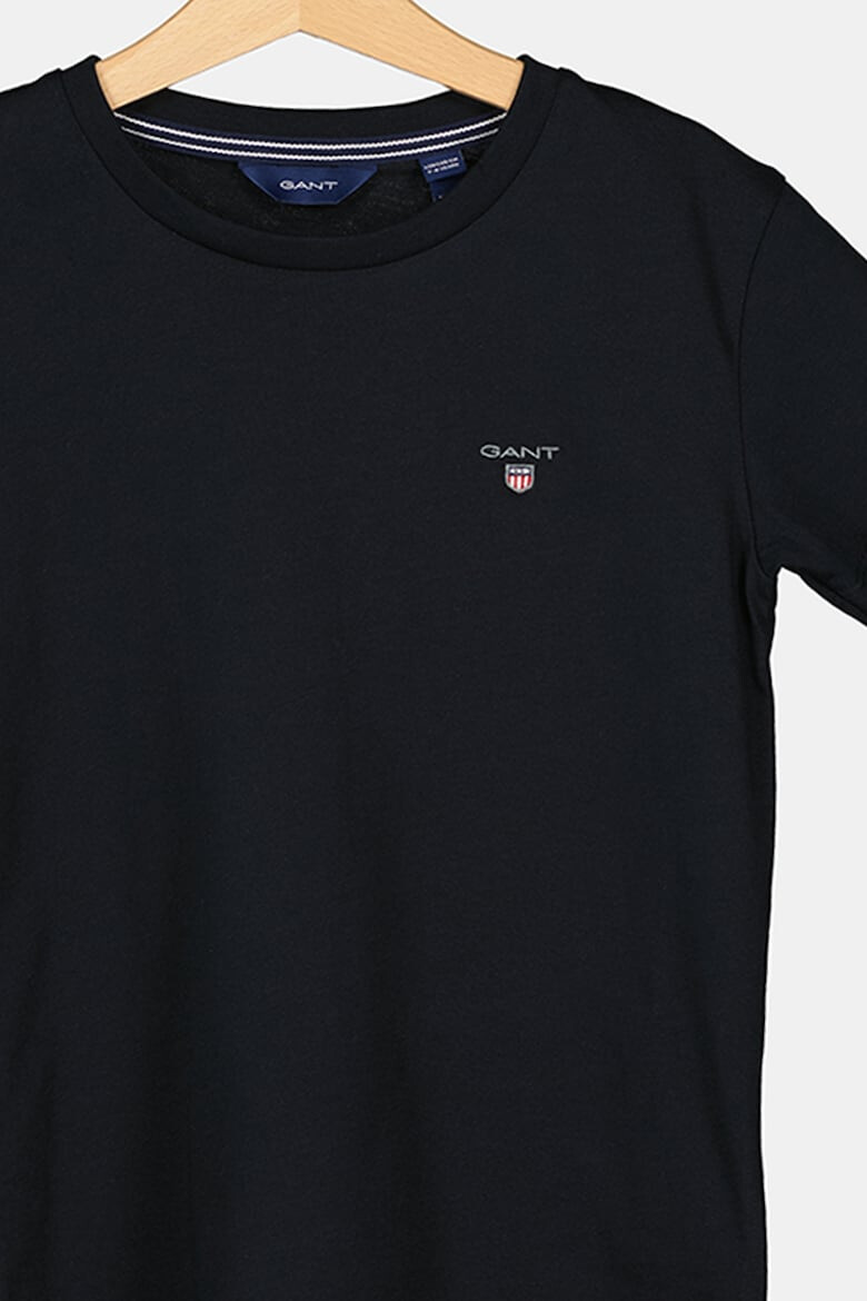 Gant Tricou regular fit cu decolteu la baza gatului si logo - Pled.ro