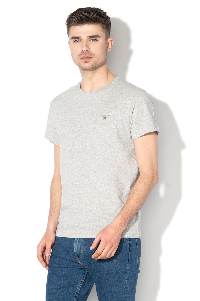 Gant Tricou regular fit cu logo brodat Original - Pled.ro