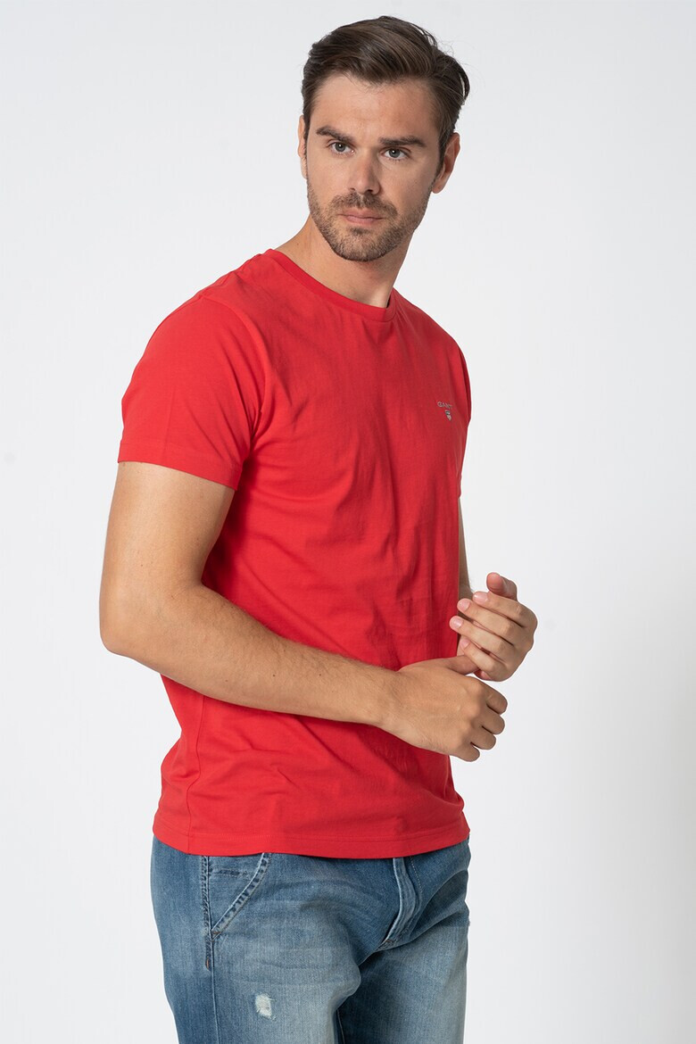 Gant Tricou regular fit cu logo brodat Original - Pled.ro