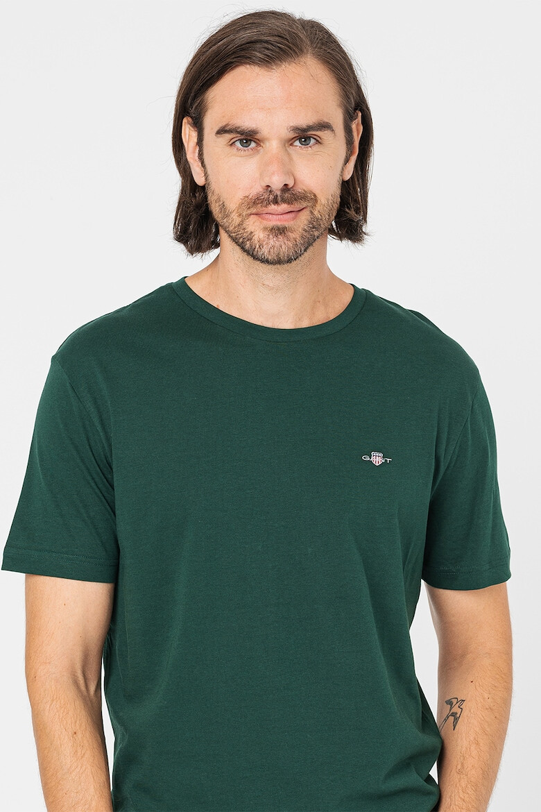 Gant Tricou regular fit din bumbac Shield - Pled.ro