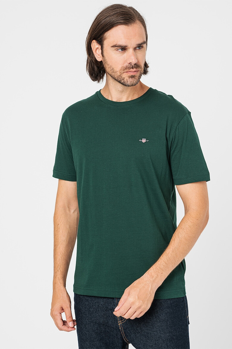 Gant Tricou regular fit din bumbac Shield - Pled.ro