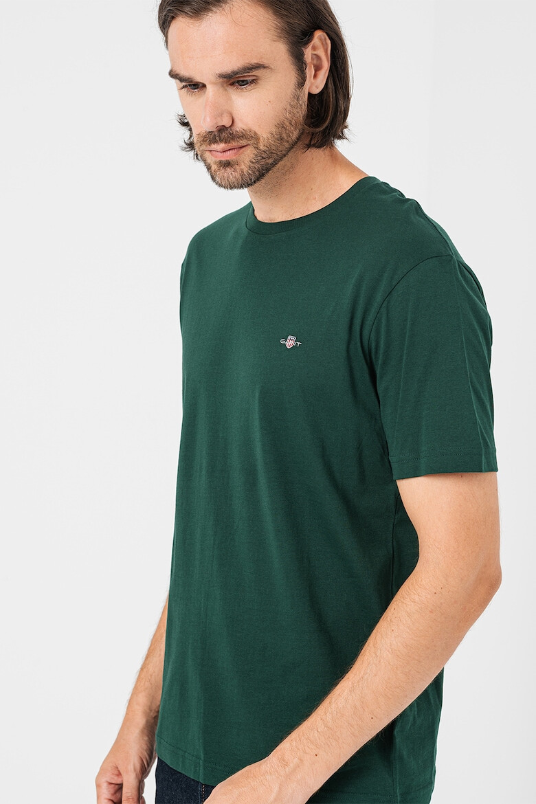 Gant Tricou regular fit din bumbac Shield - Pled.ro