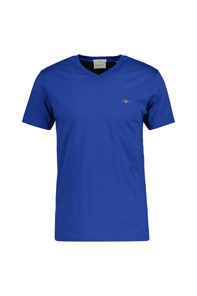 Gant Tricou slim fit cu decolteu in V - Pled.ro