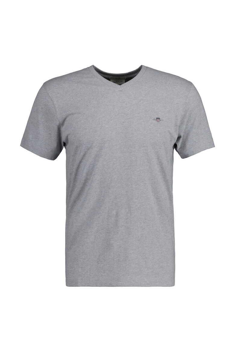 Gant Tricou slim fit cu decolteu in V - Pled.ro