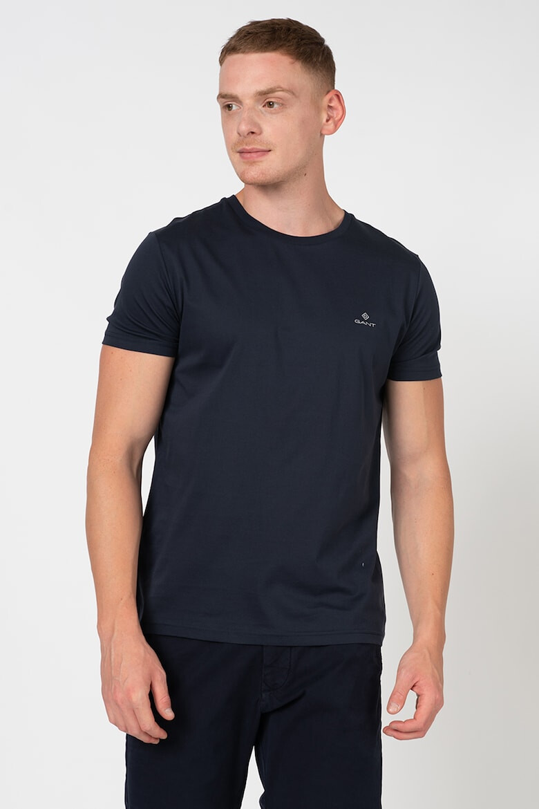 Gant Tricou slim fit cu logo brodat - Pled.ro