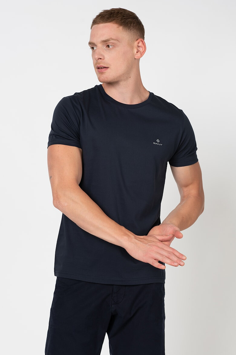 Gant Tricou slim fit cu logo brodat - Pled.ro