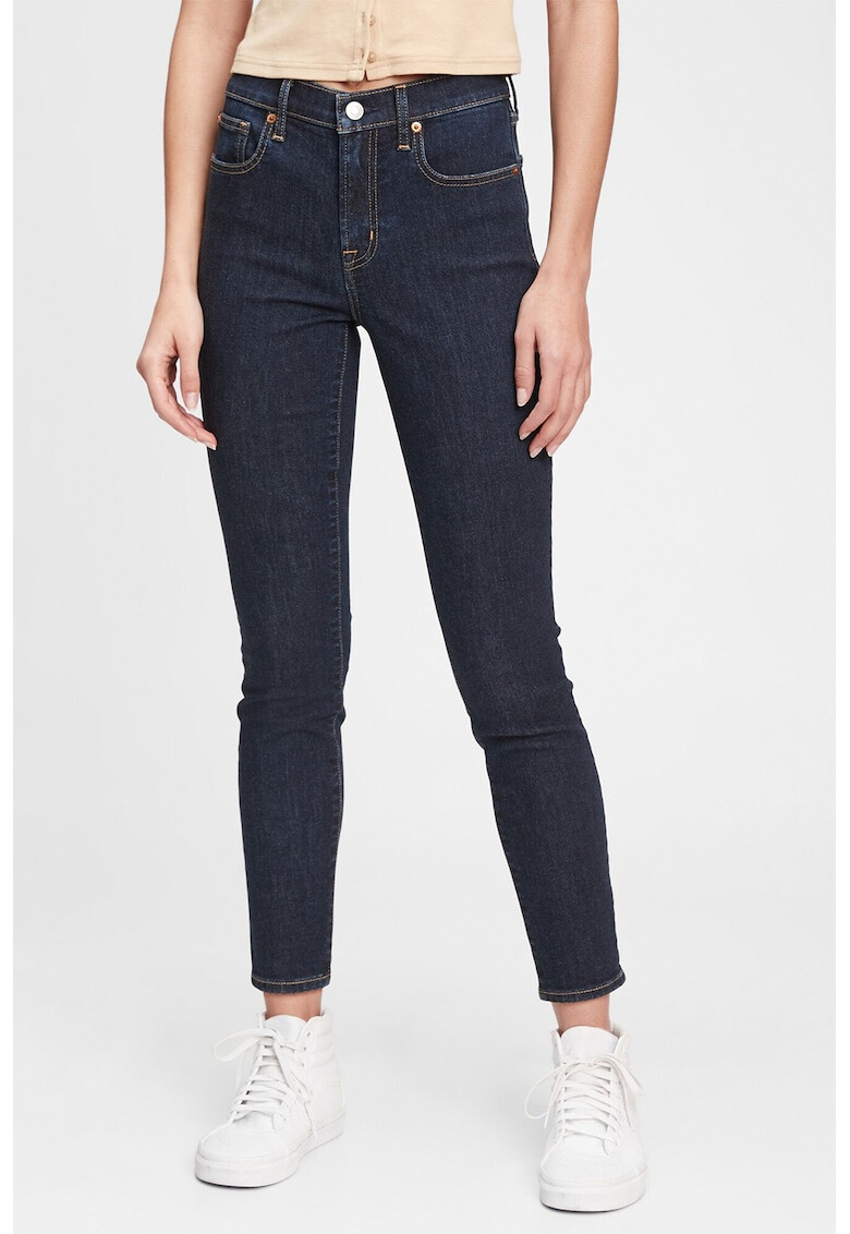 GAP Blugi skinny crop cu talie medie - Pled.ro