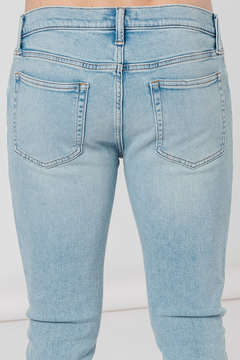 GAP Blugi skinny cu aspect decolorat - Pled.ro