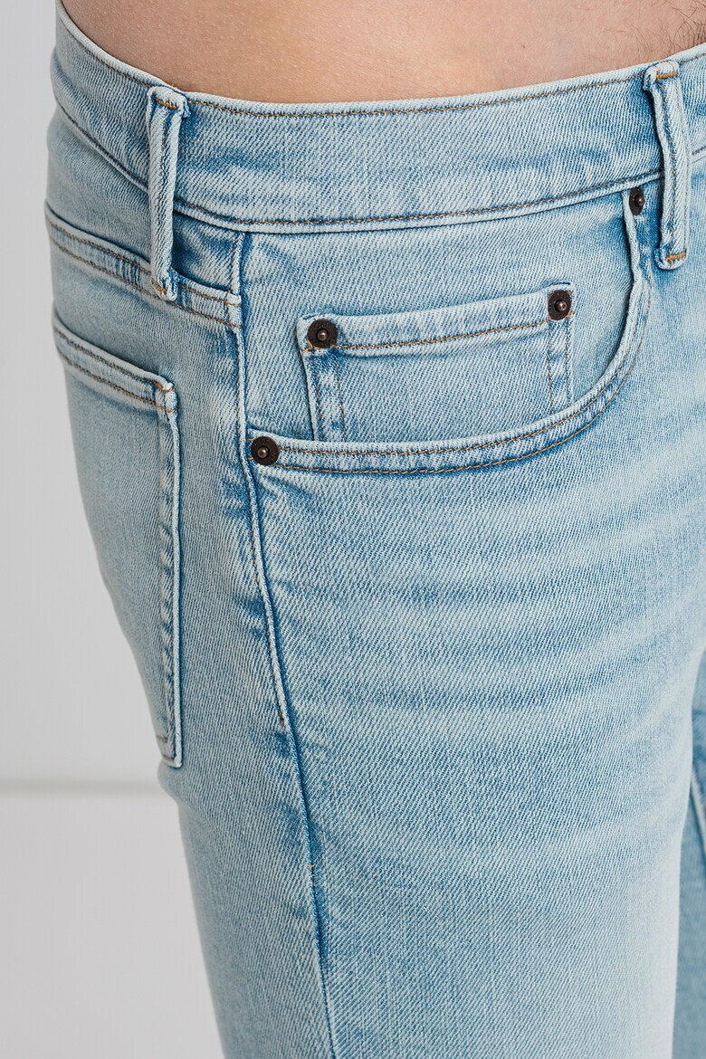 GAP Blugi skinny cu aspect decolorat - Pled.ro